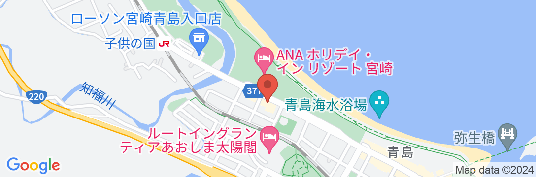宮崎サーフトリップに最適!民宿みさき荘の地図