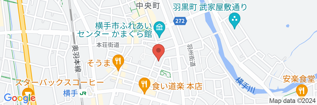 阿部旅館<秋田県>の地図