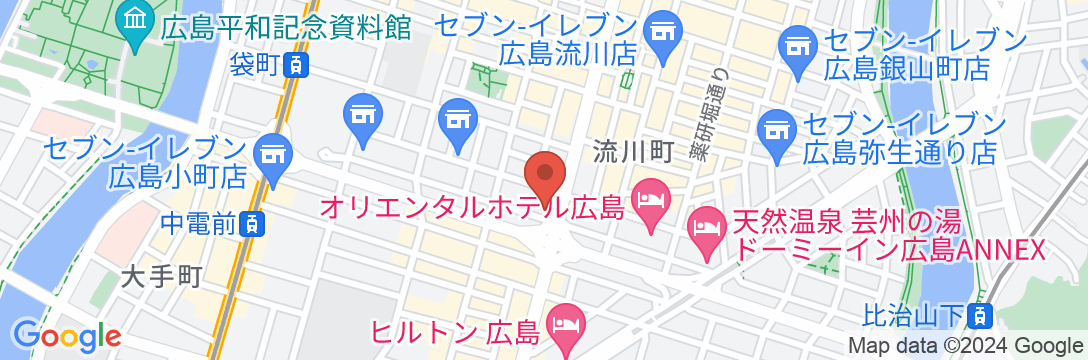 広島東急REIホテルの地図