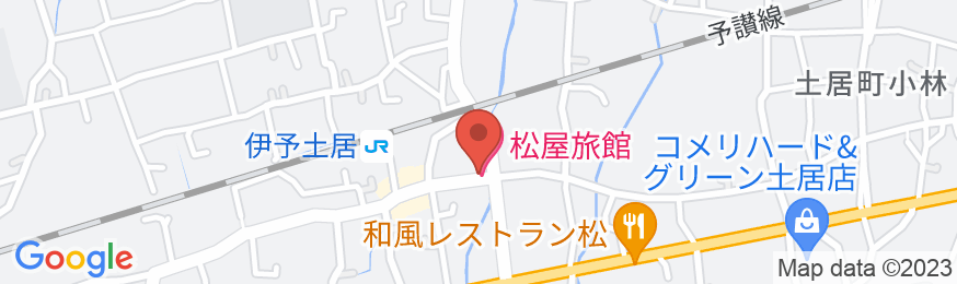 松屋旅館<愛媛県四国中央市>の地図