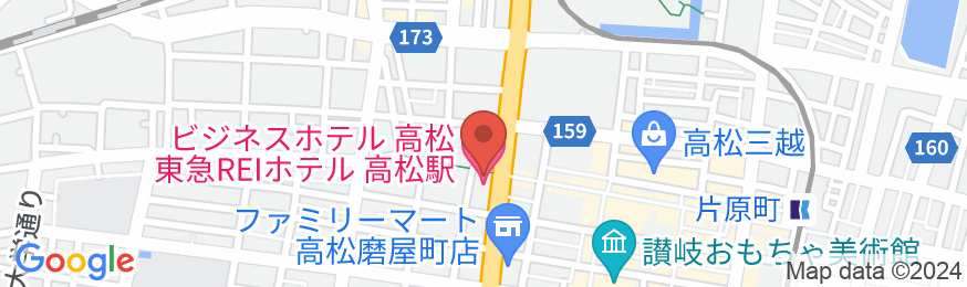 高松東急REIホテルの地図