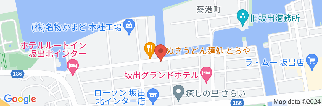 美咲旅館の地図