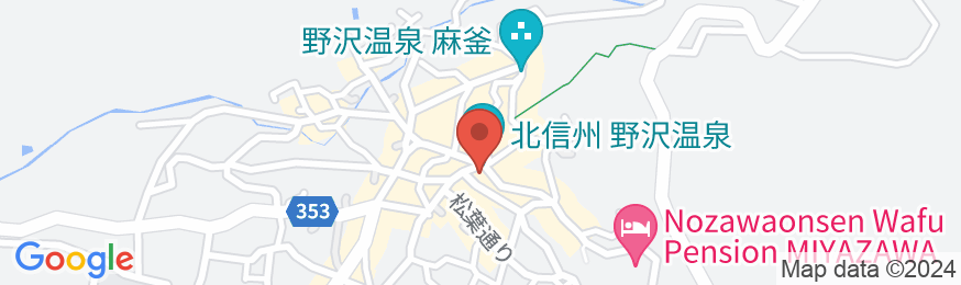野沢温泉 常盤屋旅館の地図
