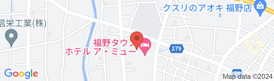福野タウンホテルア・ミューの地図