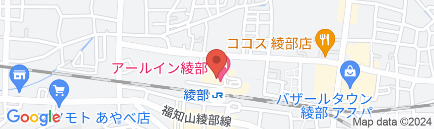 ステーションホテル綾部(旧:アールイン綾部)の地図