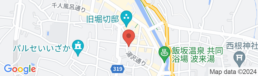 飯坂温泉 なかむらや旅館の地図