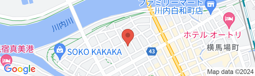 ビジネスホテル 末広<鹿児島県>の地図