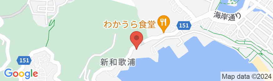 和歌の浦 木村屋の地図