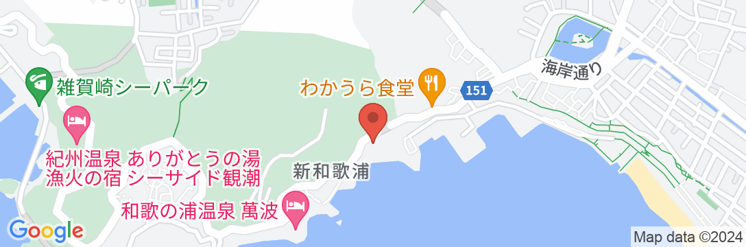 和歌の浦 木村屋の地図
