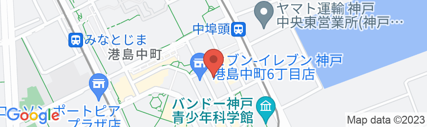 ホテルパールシティ神戸の地図