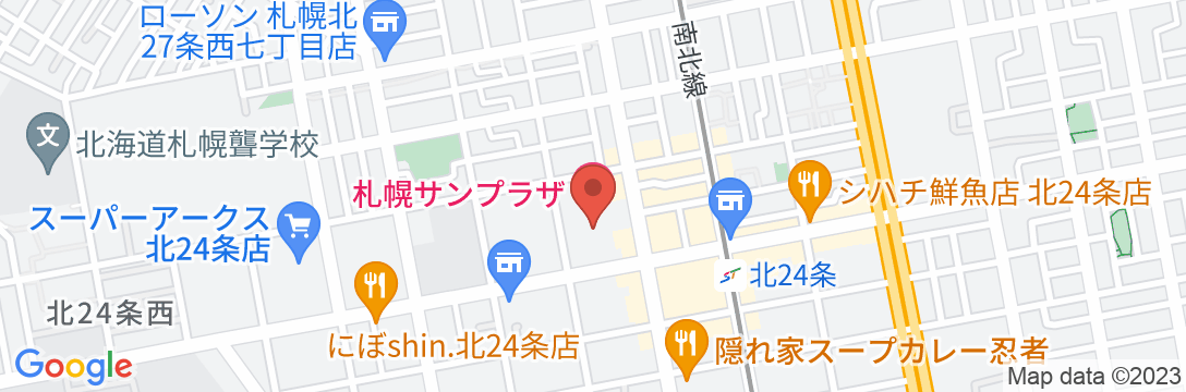 ホテル 札幌サンプラザの地図
