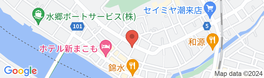 国民宿舎 日本水郷センターの地図