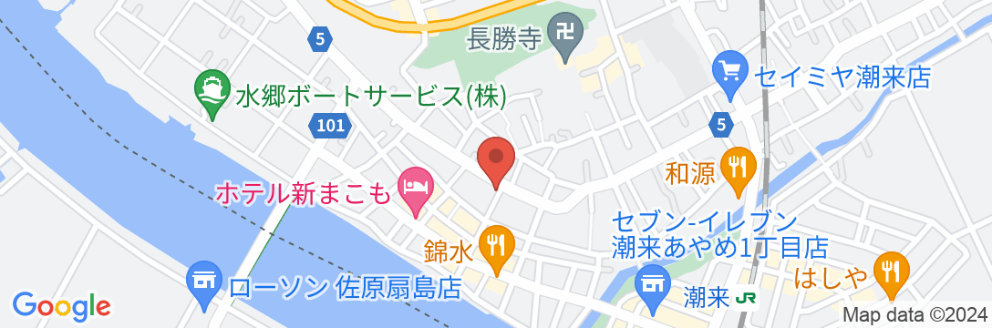 国民宿舎 日本水郷センターの地図