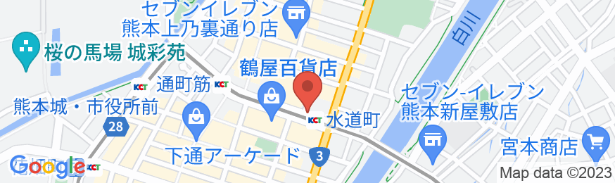 東横INN熊本城通町筋の地図