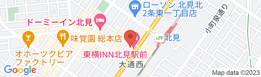 東横INN北見駅前の地図