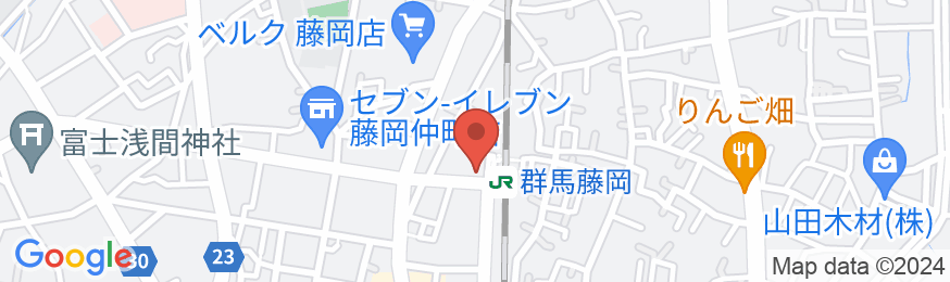藤岡ホテル TAOの地図