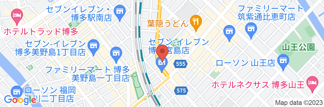 東横INN博多駅南の地図