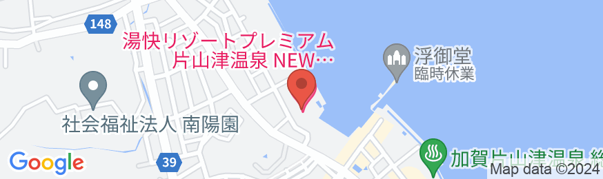 湯快リゾートプレミアム 片山津温泉 NEW MARUYAホテルの地図