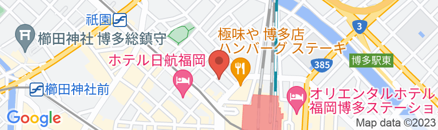 東横INN博多口駅前の地図