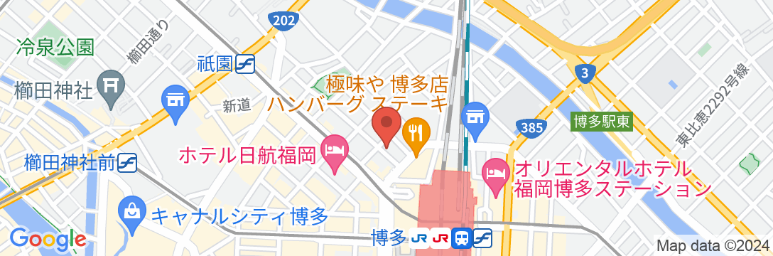 東横INN博多口駅前の地図