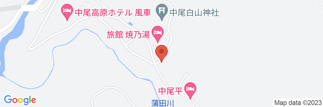 新穂高温泉 旅館 焼岳の里の地図