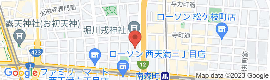 東横INN大阪梅田東の地図
