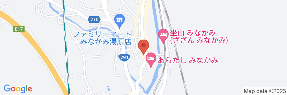 米屋旅館の地図