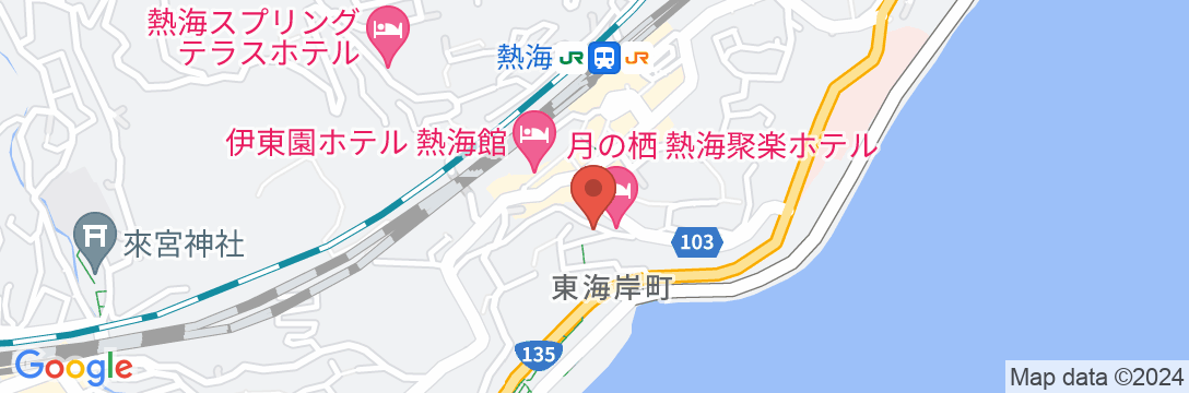 熱海温泉 さくらや旅館の地図