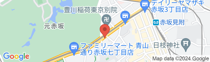 ホテルモントレ赤坂の地図