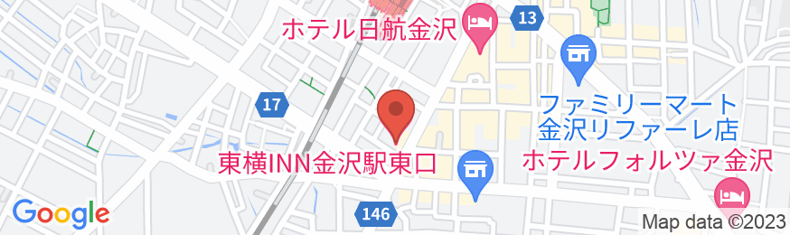 東横INN金沢駅東口の地図