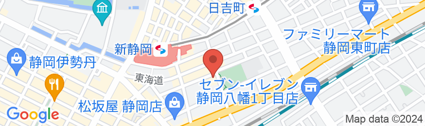 ホテルアーバント静岡の地図