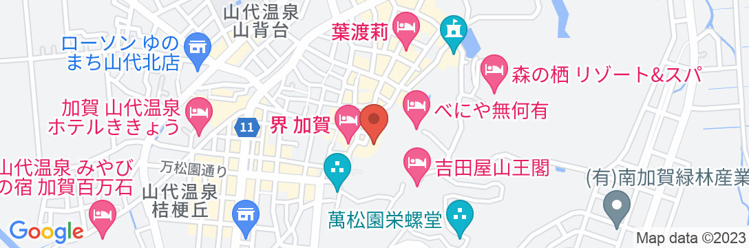 大江戸温泉物語Premium 山下家の地図
