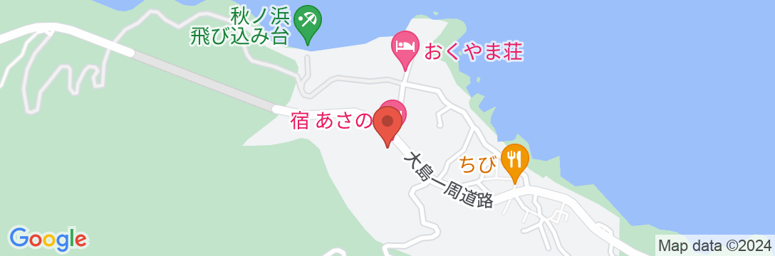 宿 あさの <大島>の地図