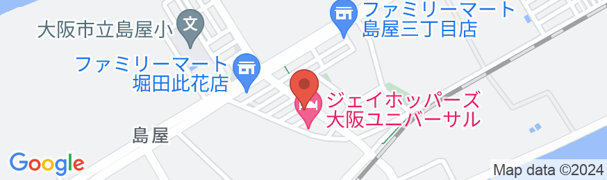 シンプルハートホテル大阪の地図