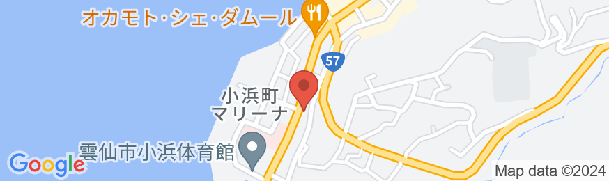 小浜温泉 福徳屋旅館の地図