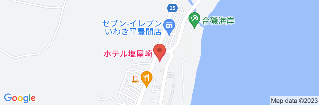 ホテル塩屋崎の地図