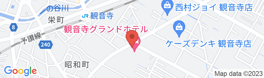 観音寺グランドホテルの地図
