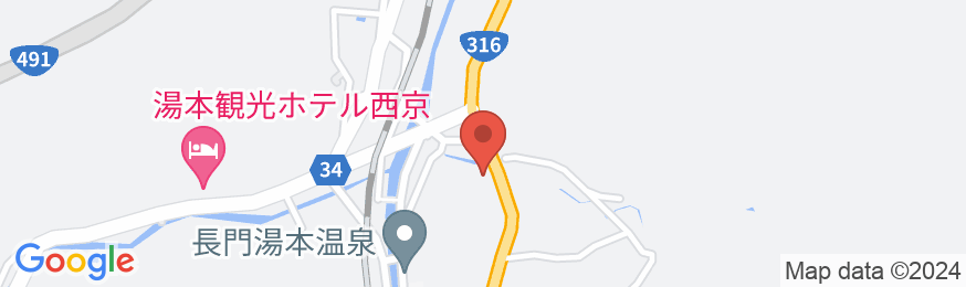 長門湯本温泉 山村別館の地図