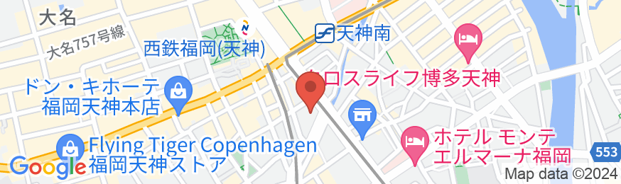 リッチモンドホテル福岡天神の地図