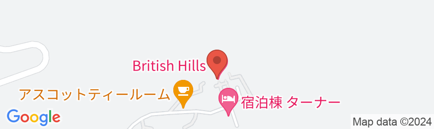 ブリティッシュ・ヒルズの地図
