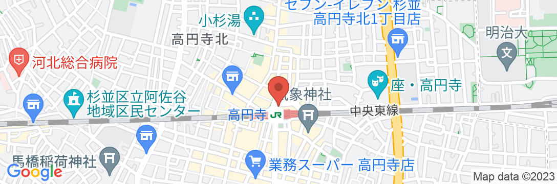 JR東日本ホテルメッツ高円寺の地図