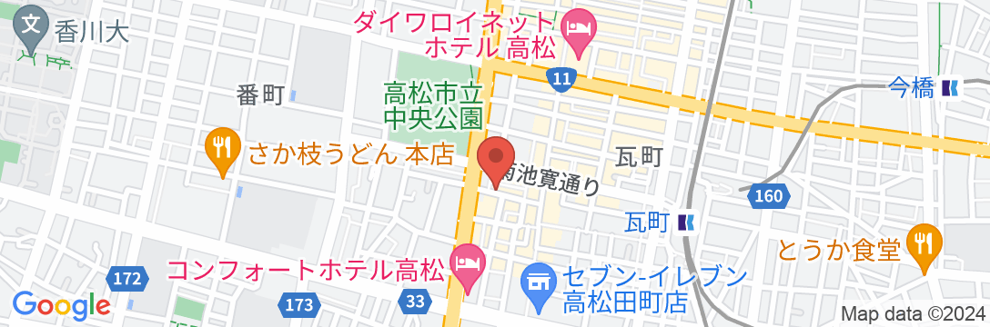 高松シティホテルの地図