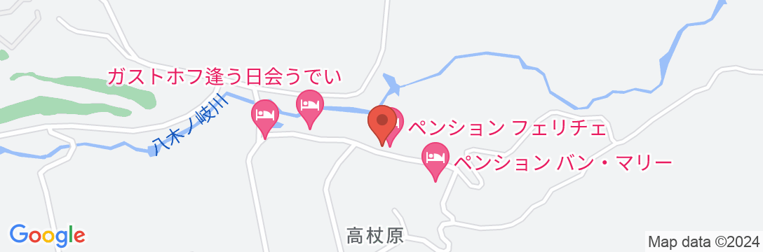 会津高原 ペンション フェリチェの地図
