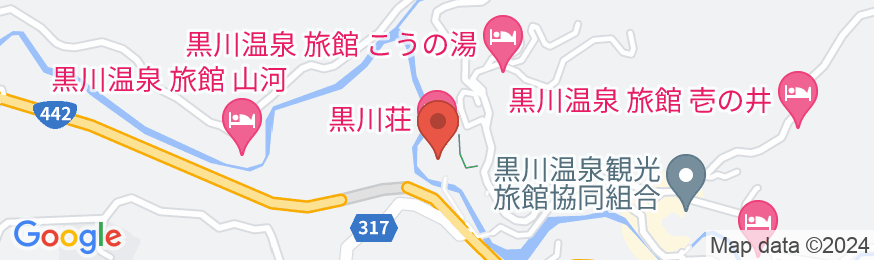 黒川温泉 黒川荘の地図
