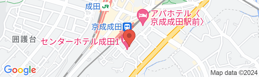 センターホテル成田1の地図