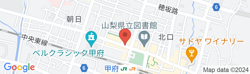 ホテルニューステーション<山梨県>の地図