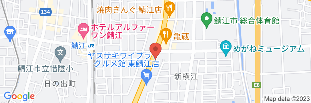 鯖江第一ホテルの地図
