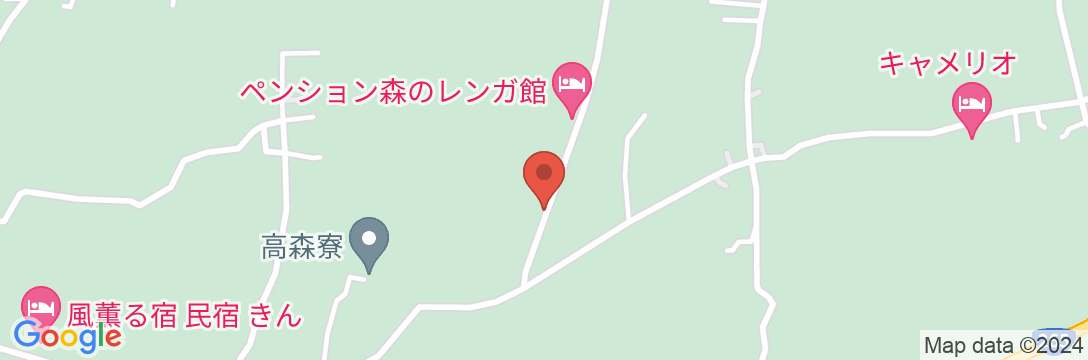 くつろぎと料理の宿 RESHUKU 森のレンガ館の地図