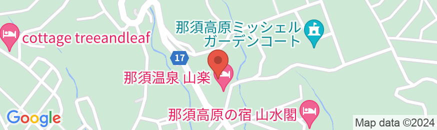 那須温泉山楽の地図