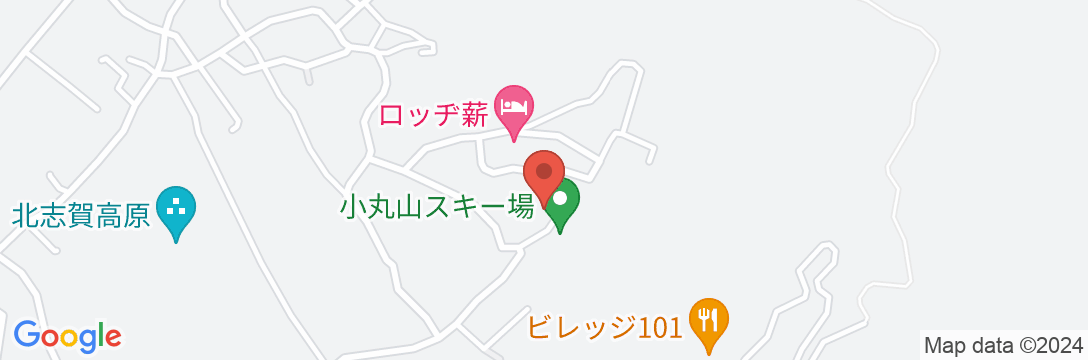 北志賀グランドホテル&ウエストの地図